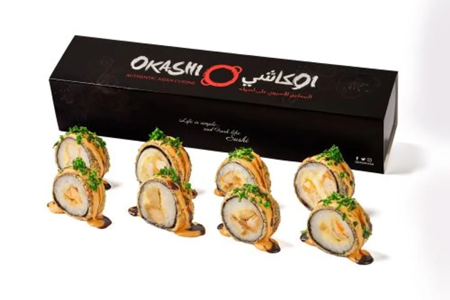 Tempura Chicken Rolls 8 Pieces