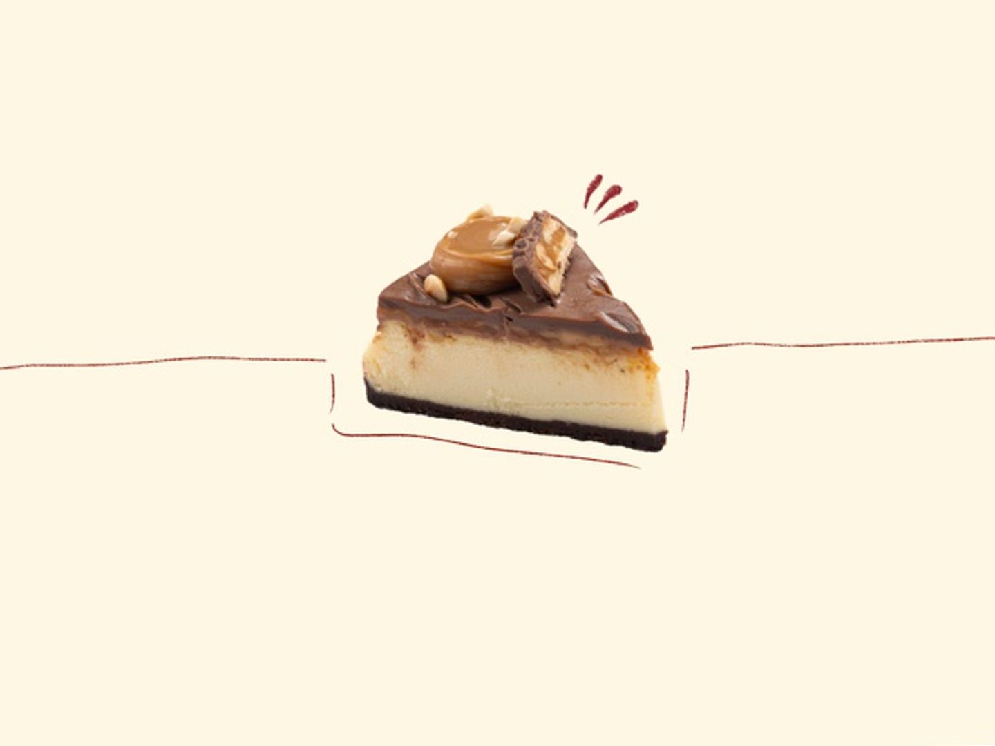 تشيزكيك سنيكرز