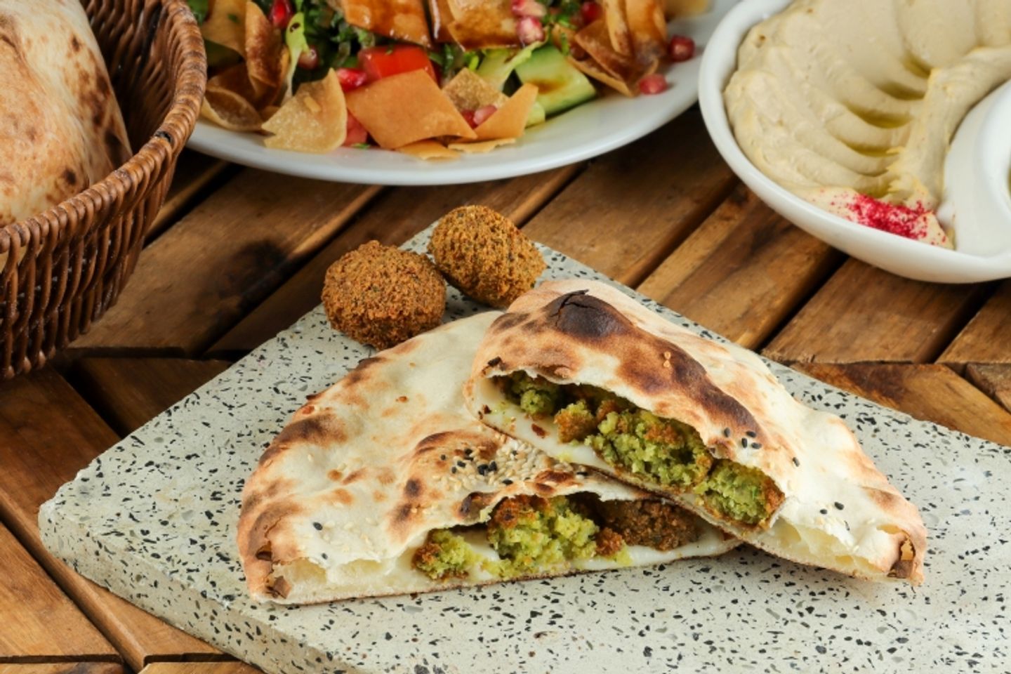 فطيرة فلافل