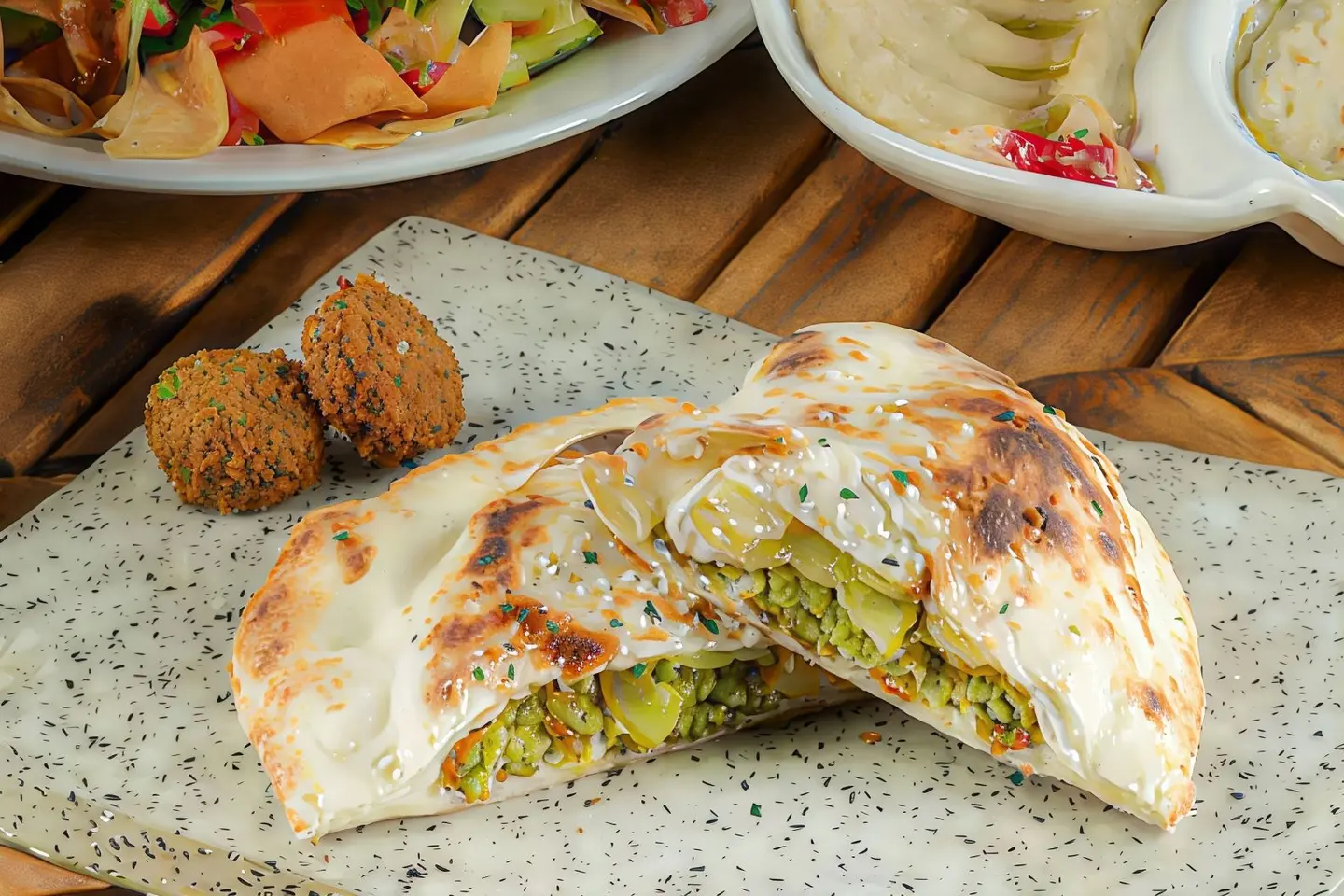 فطيرة فلافل