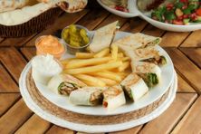 شاورما دجاج عربي بالجبن