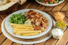 صحن شاورما دجاج فرط