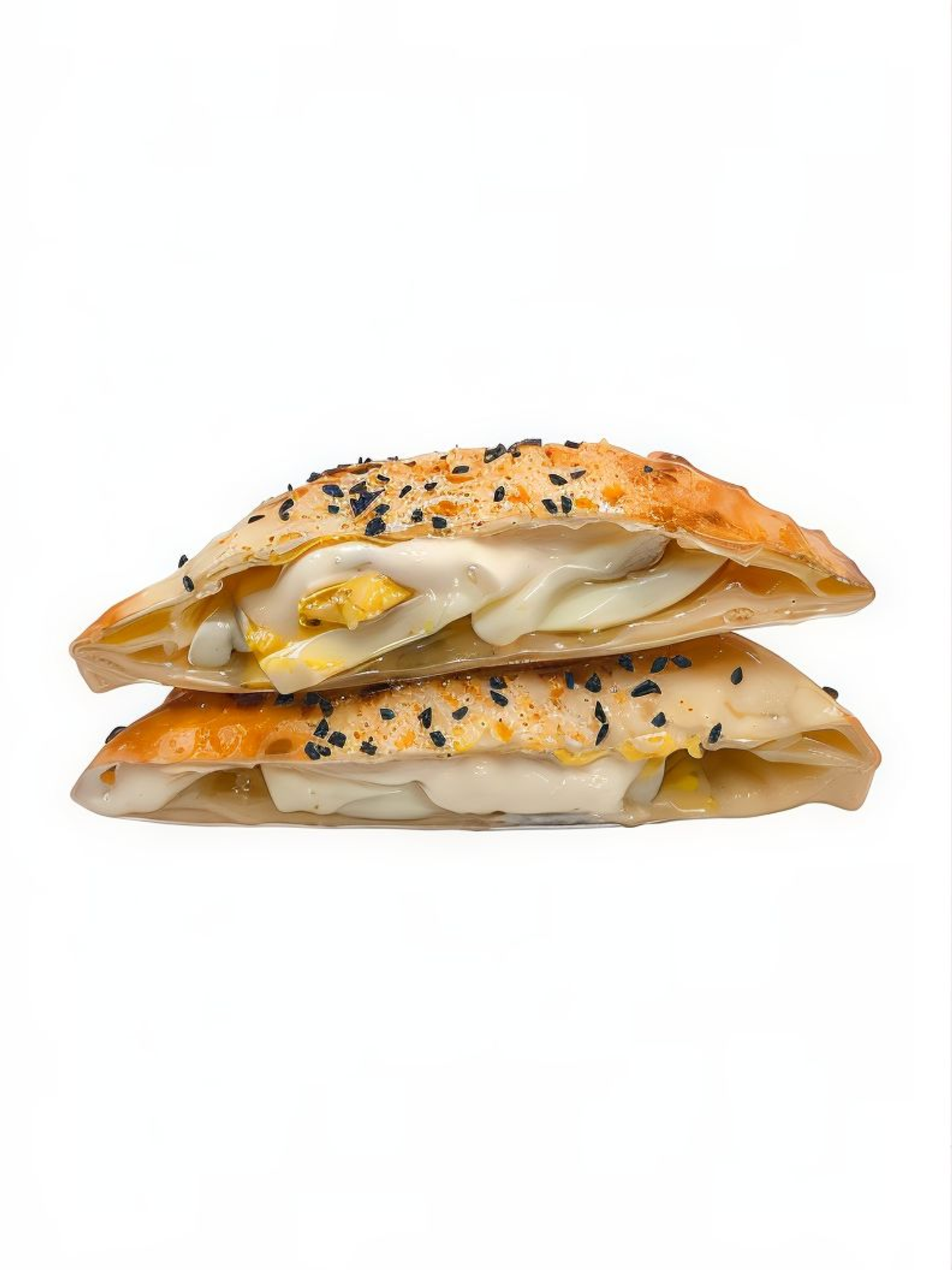 بيض مسلوق بالجبن