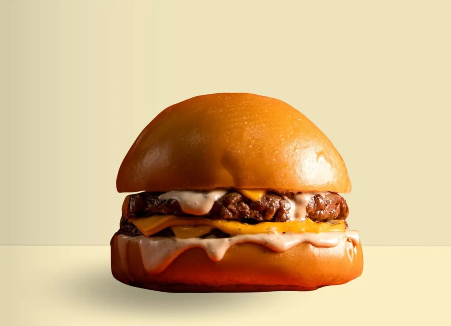 برجر لحم دبل