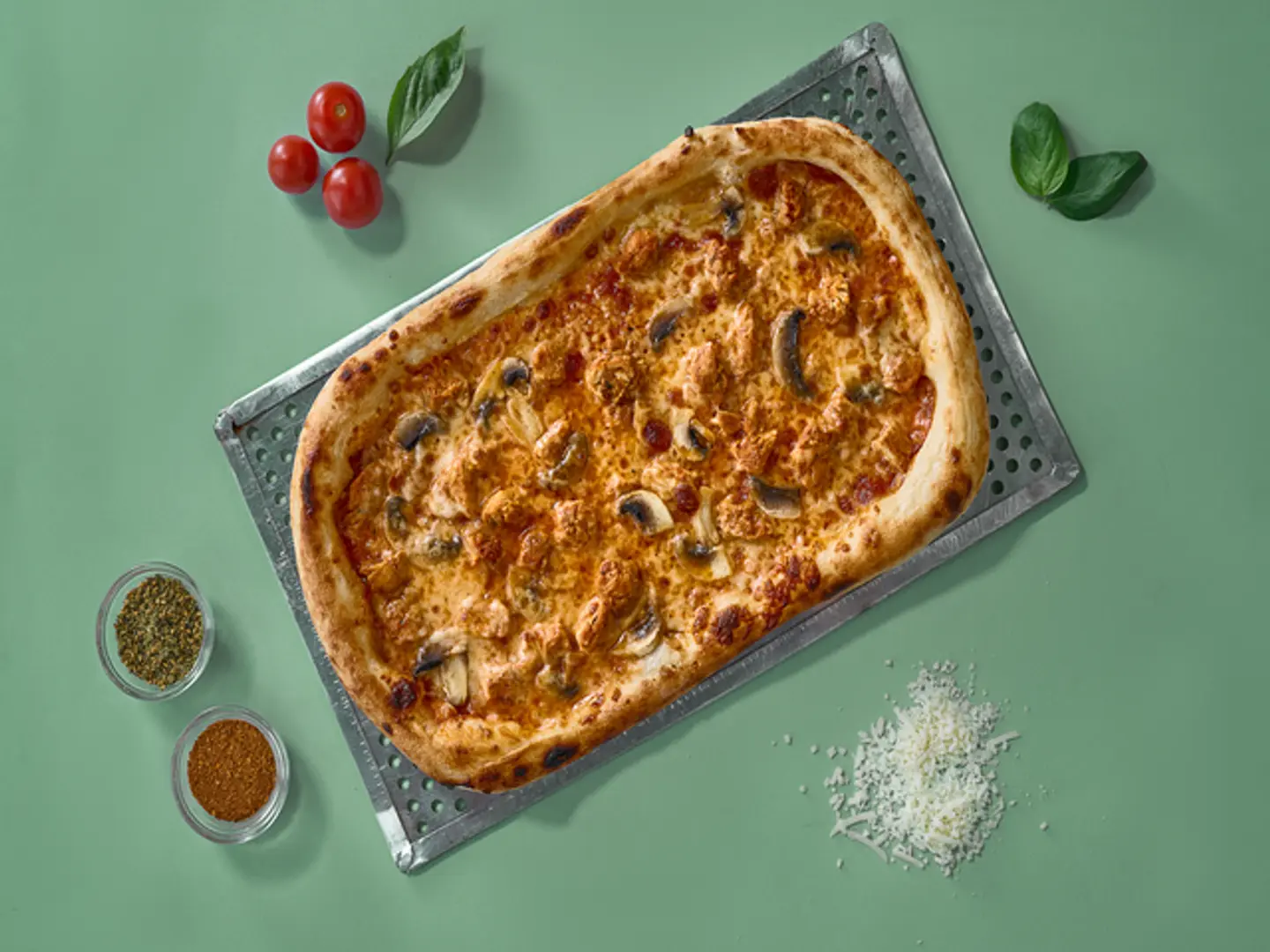 بيتزا دجاج مكسيكي