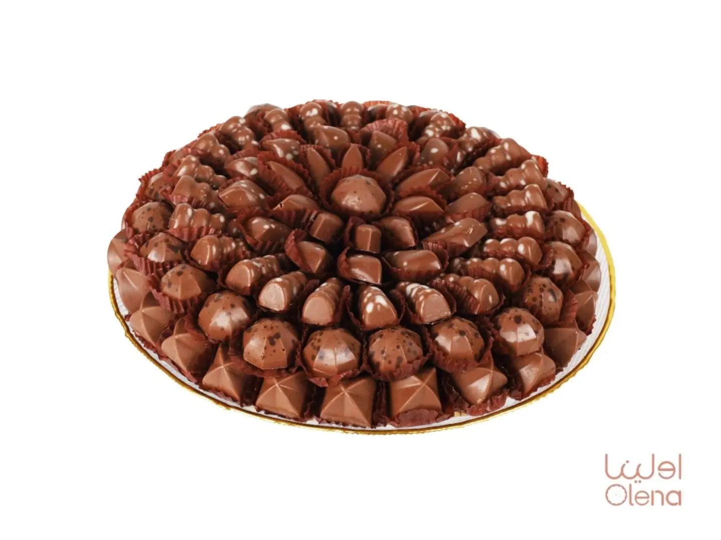 Large Glass Unwrapped Chocolate 52001