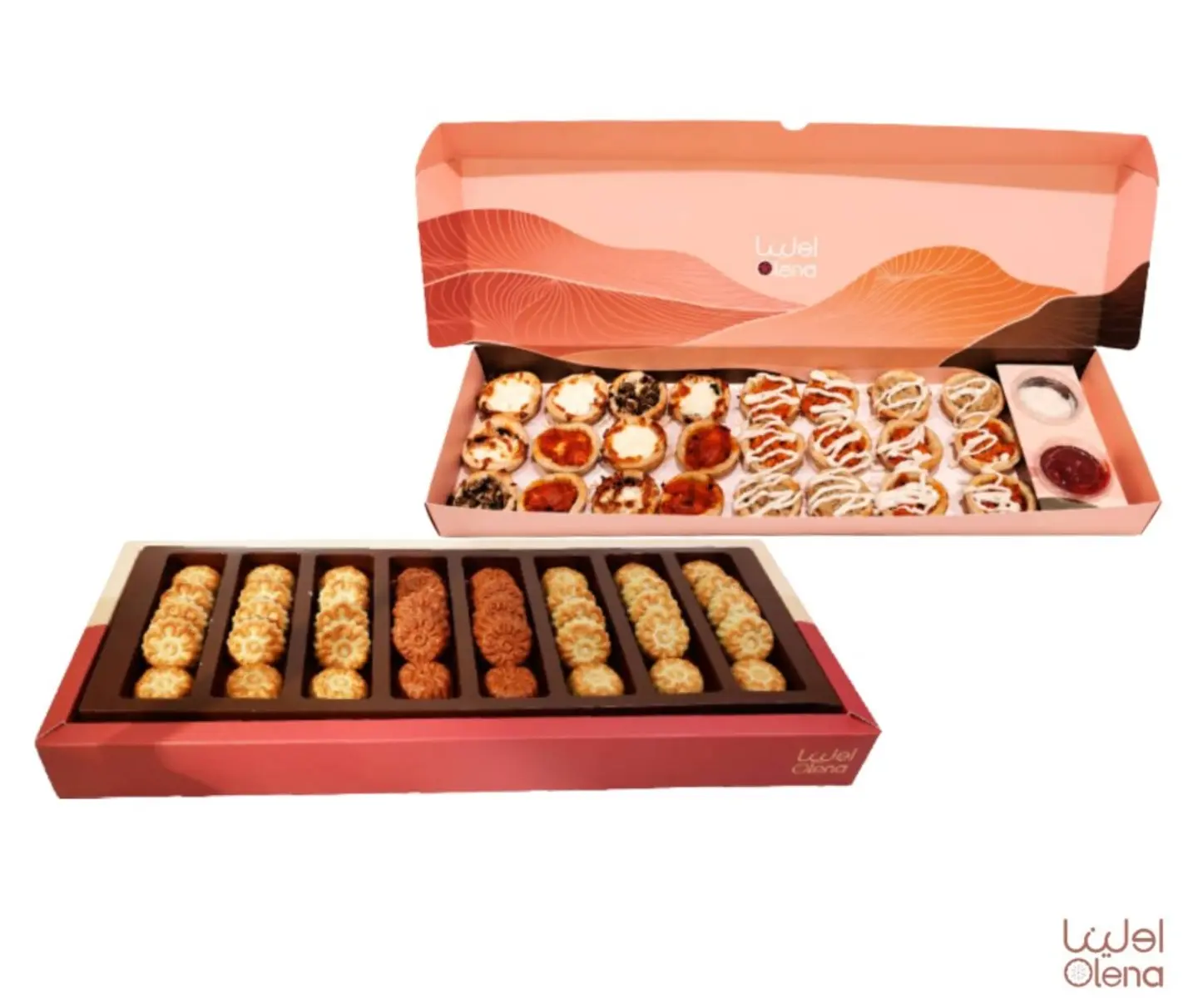 Mini Mixed Maamoul And Medium Mini Cup Pastries