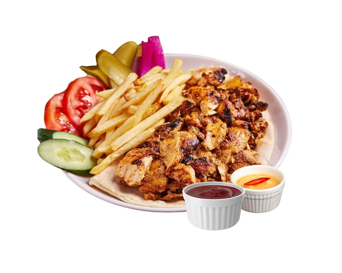 صحن شاورما فرط