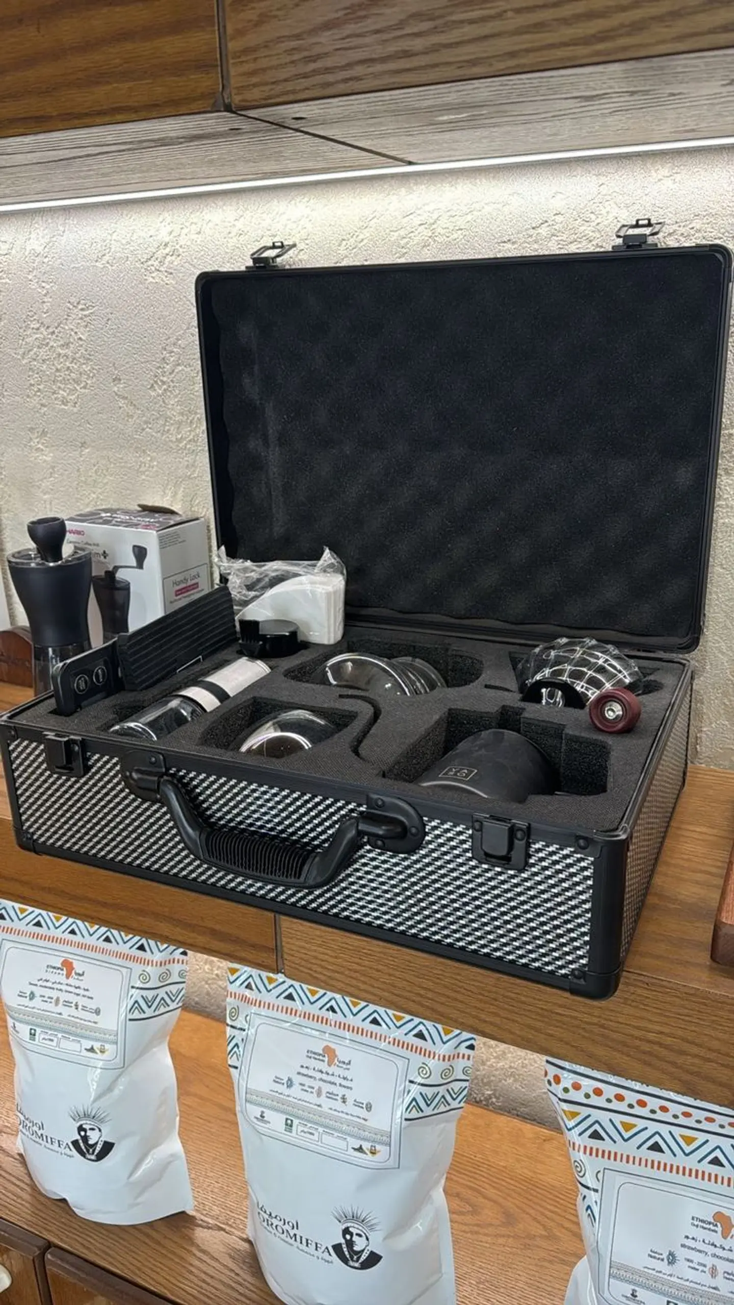 شنطة عدة قهوة