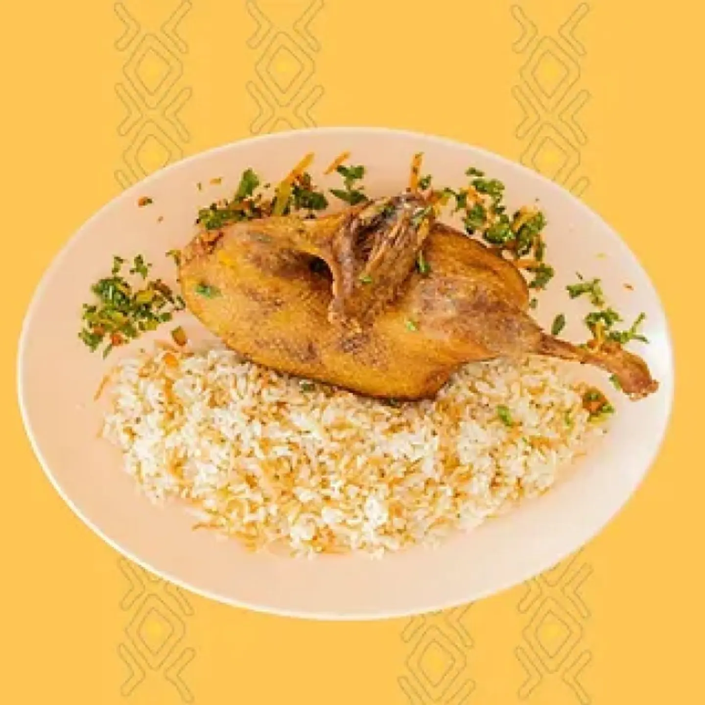 نصف بطة محمرة