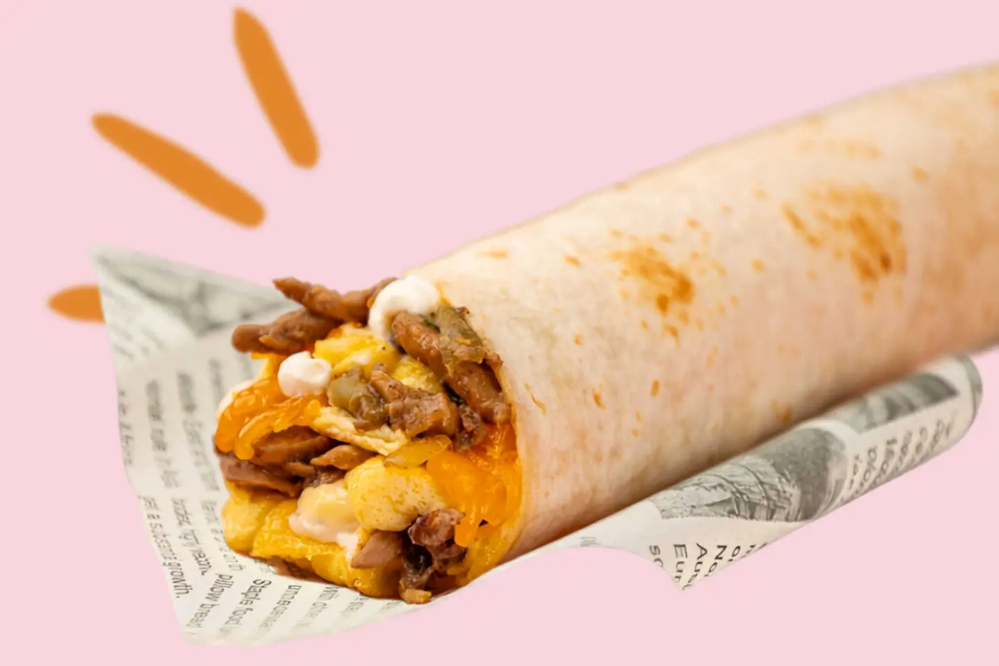 Philly Steak & Eggs Wrap