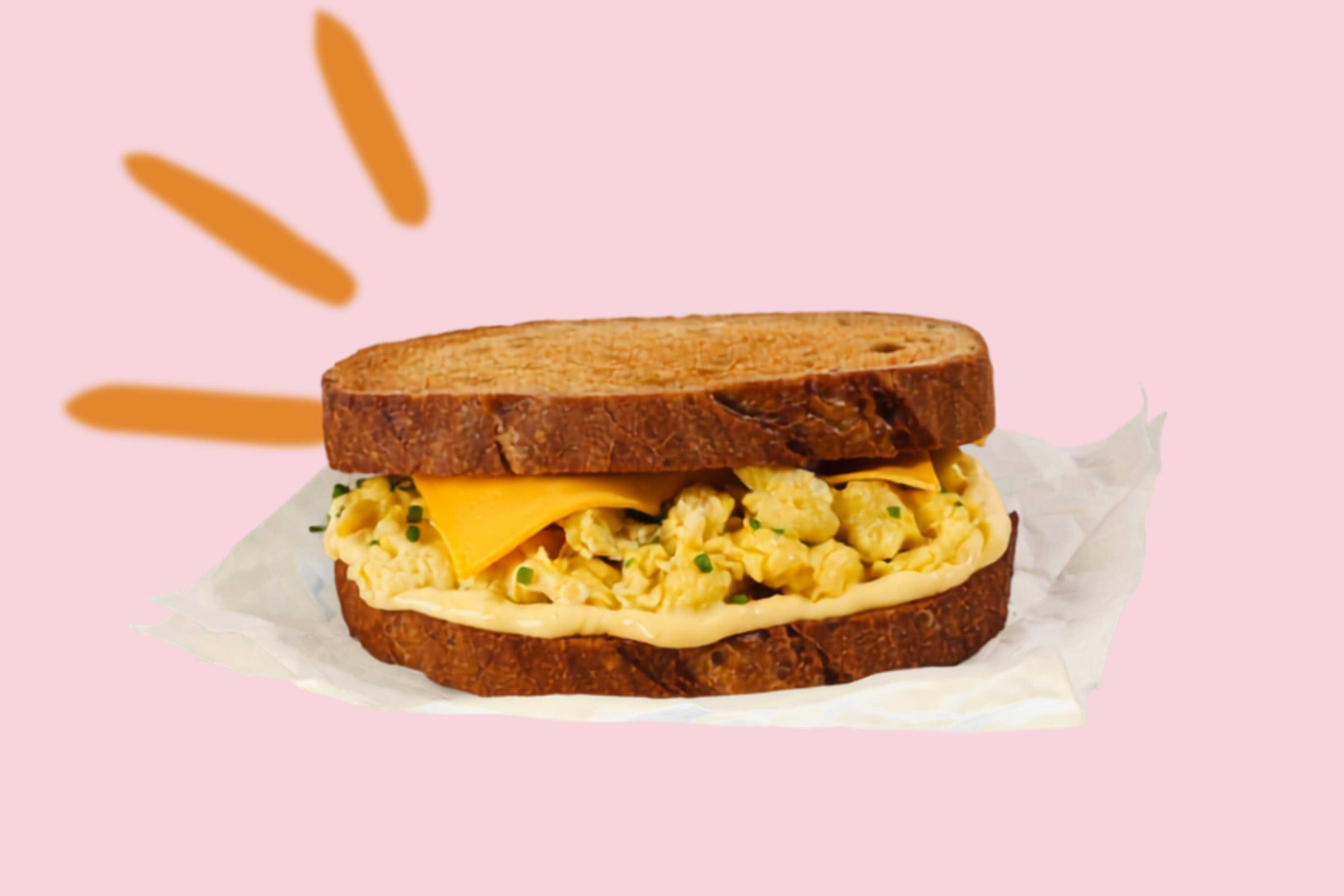 Scrambled Eggs Toast
