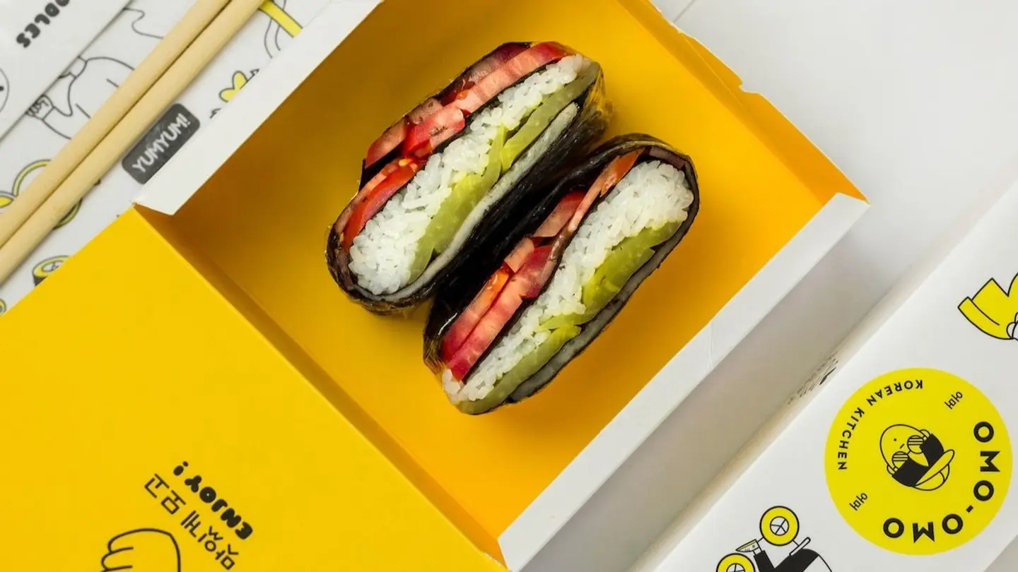 Kimchi Vegetarian Kimbap Sandwich