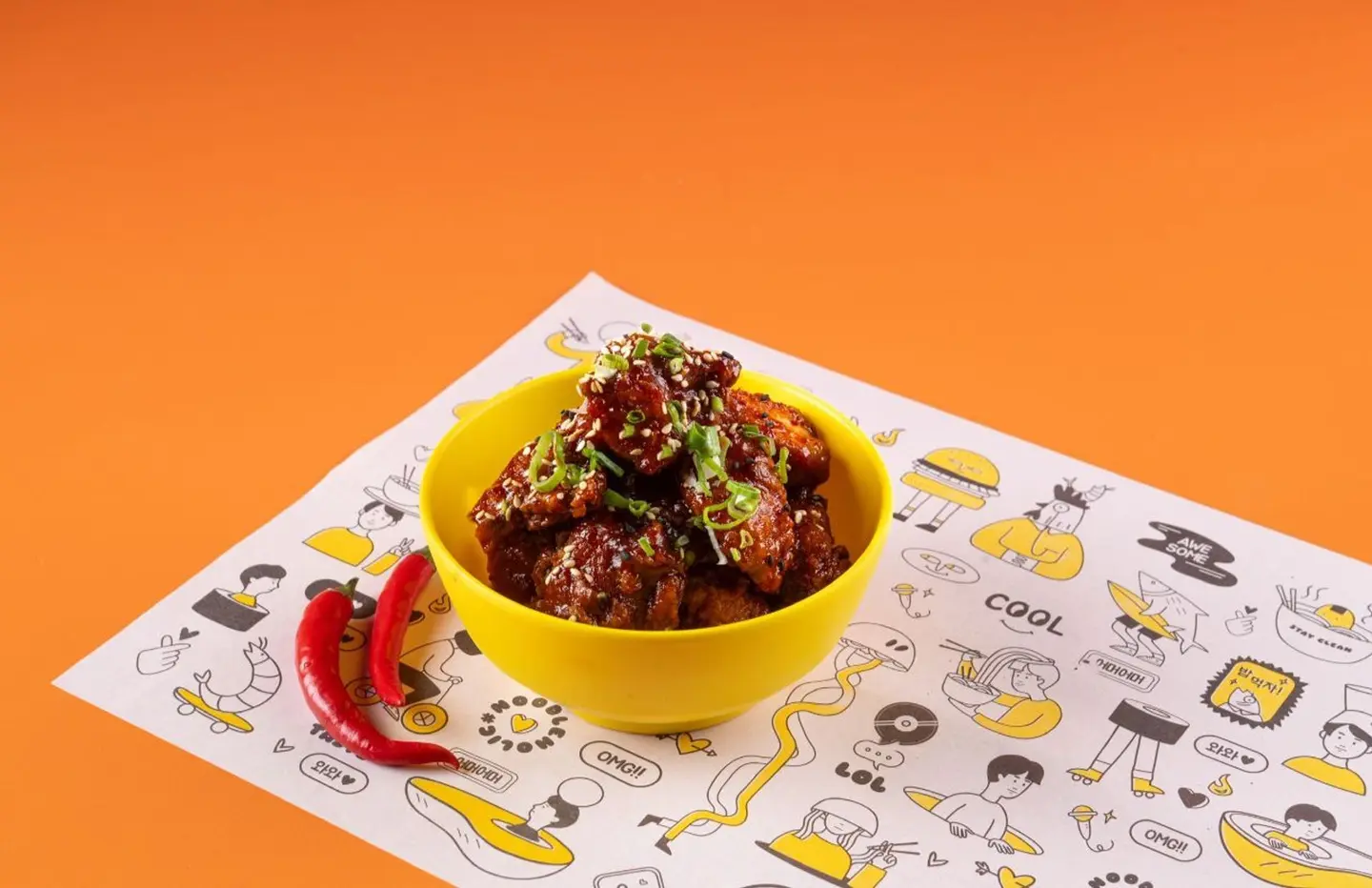 Korean Fried Chicken Bites   Spicy