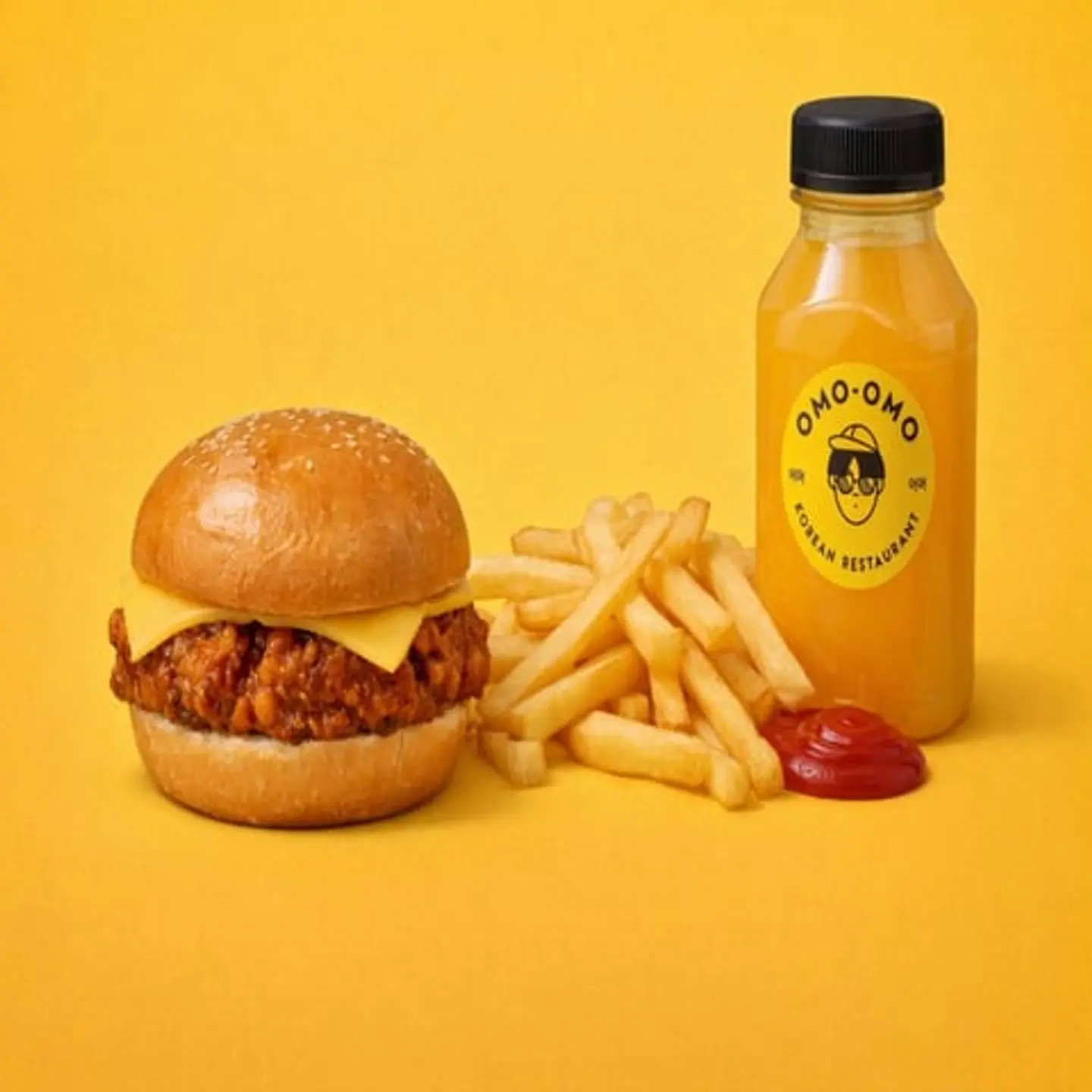 Kids Chicken Sando With Fries And A Drink