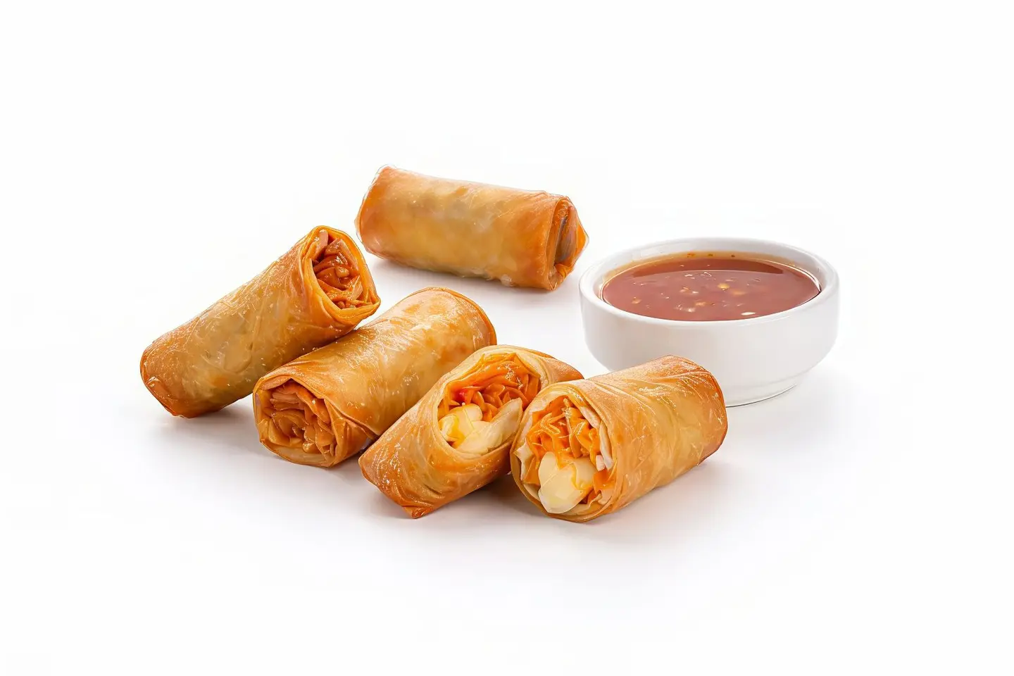 Kimchi Cheese Spring Rolls