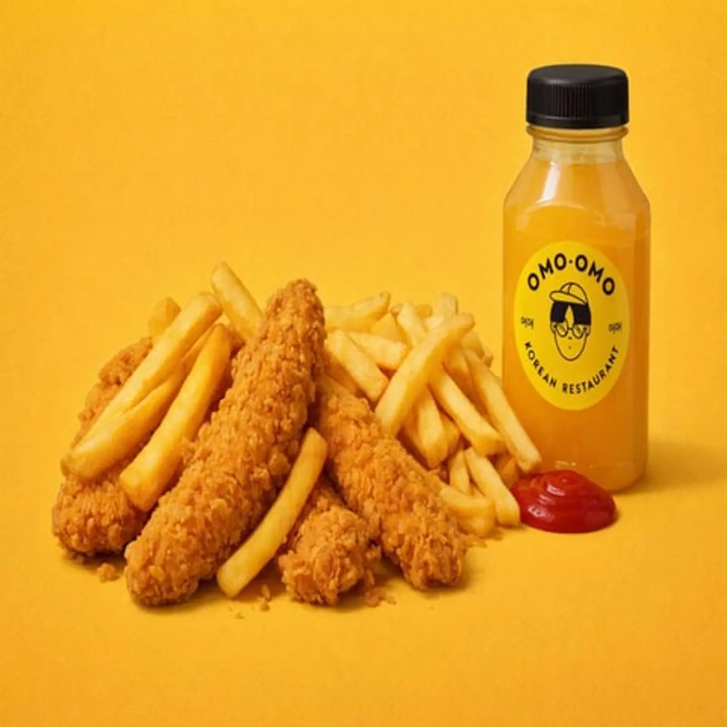 Kids Chicken Tenders With Fries And A Drink