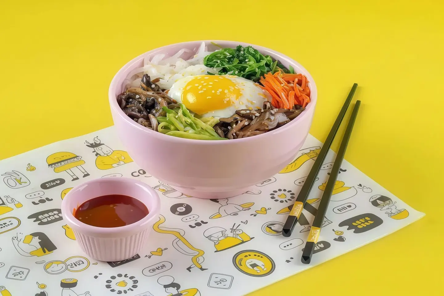 Vegan Vegetarian Bibimbap