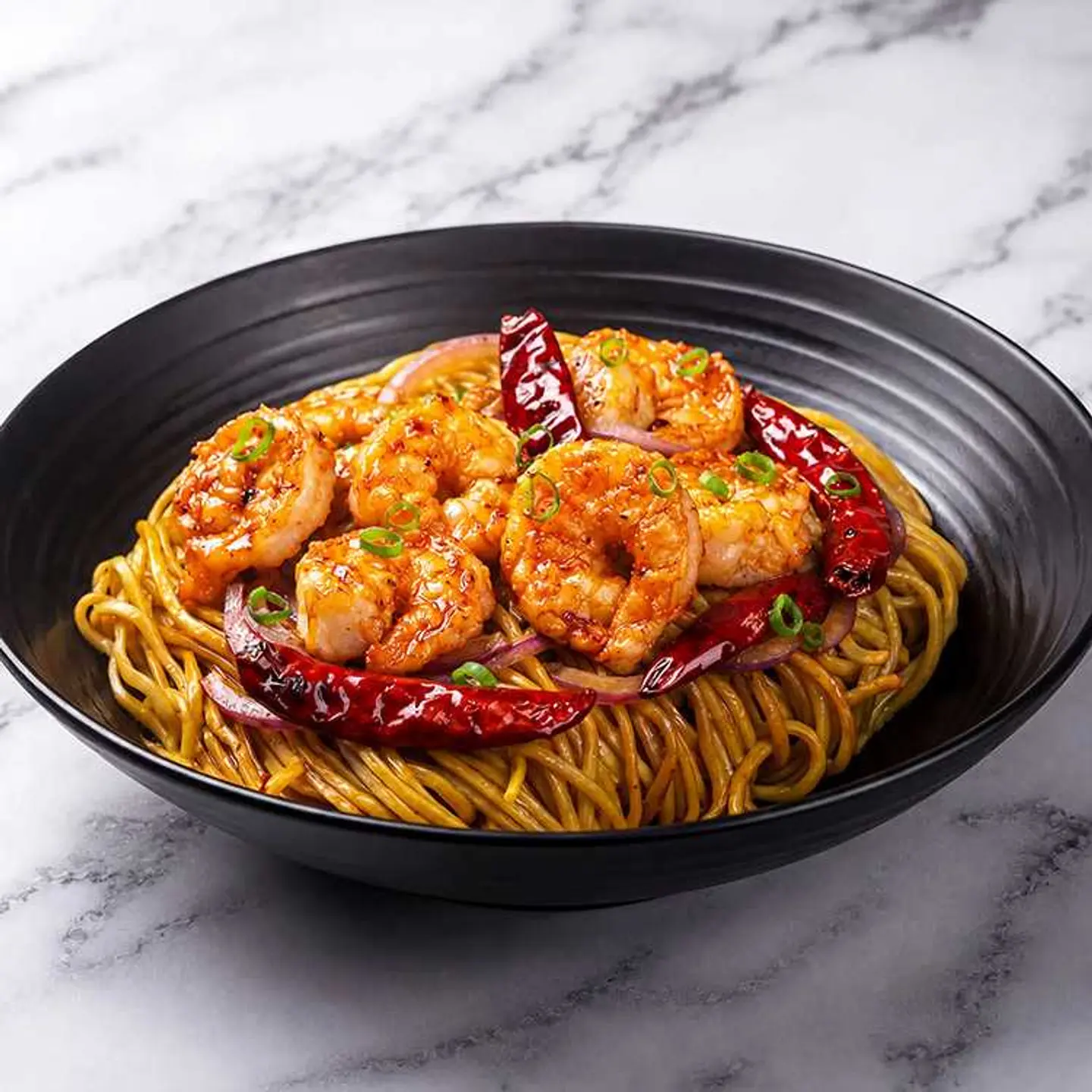 Cp Red Chilli Shrimp With Noodles