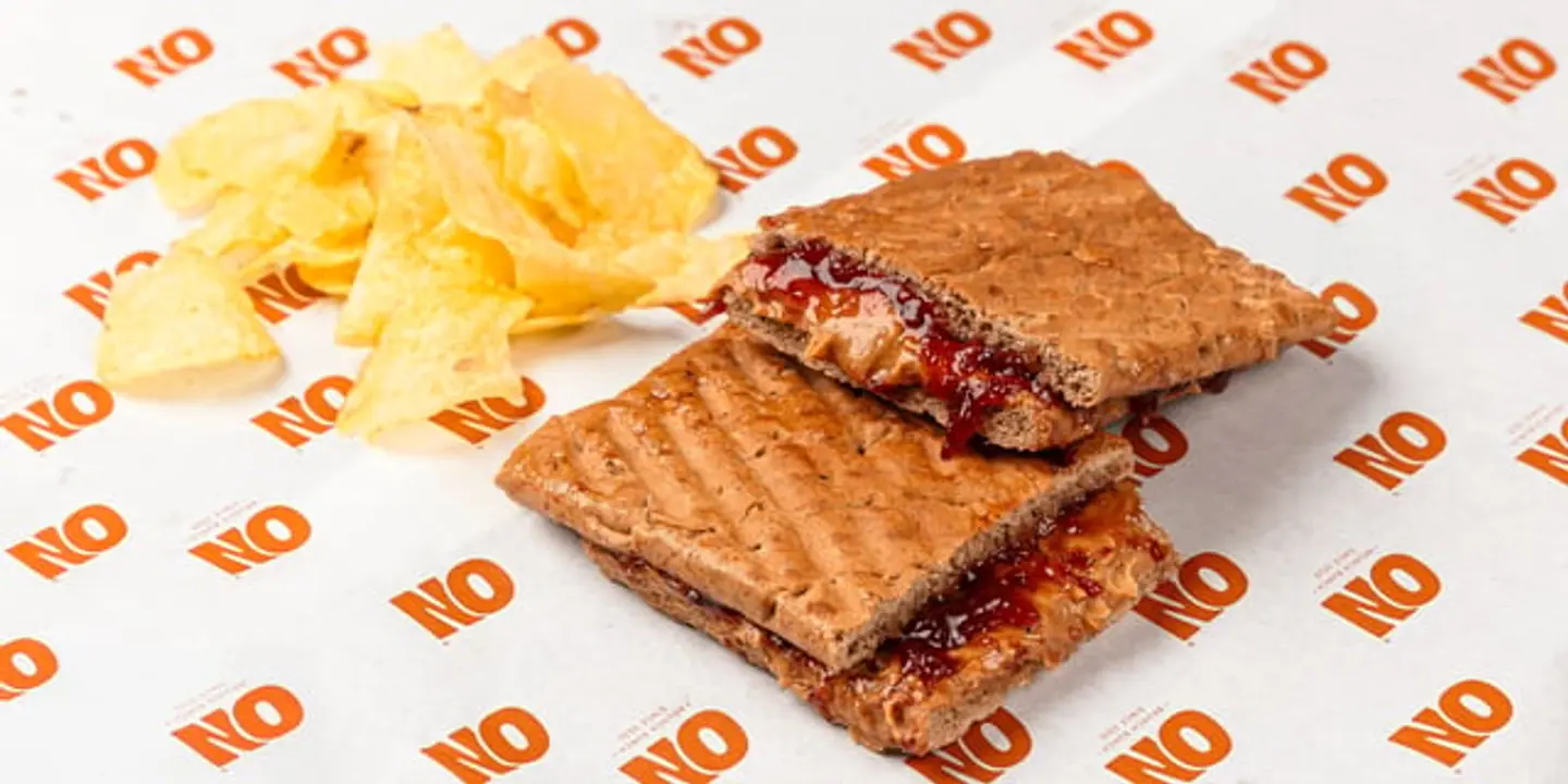 Peanut & Red Berries Sandwich