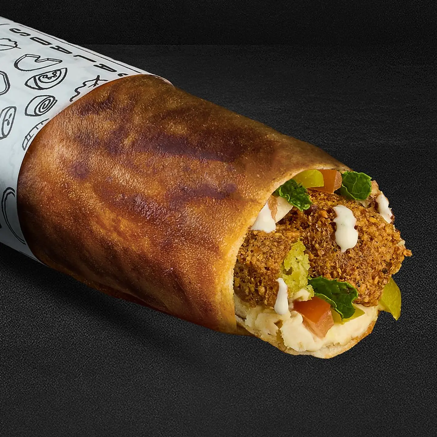 Crispy Falafel Sandwich