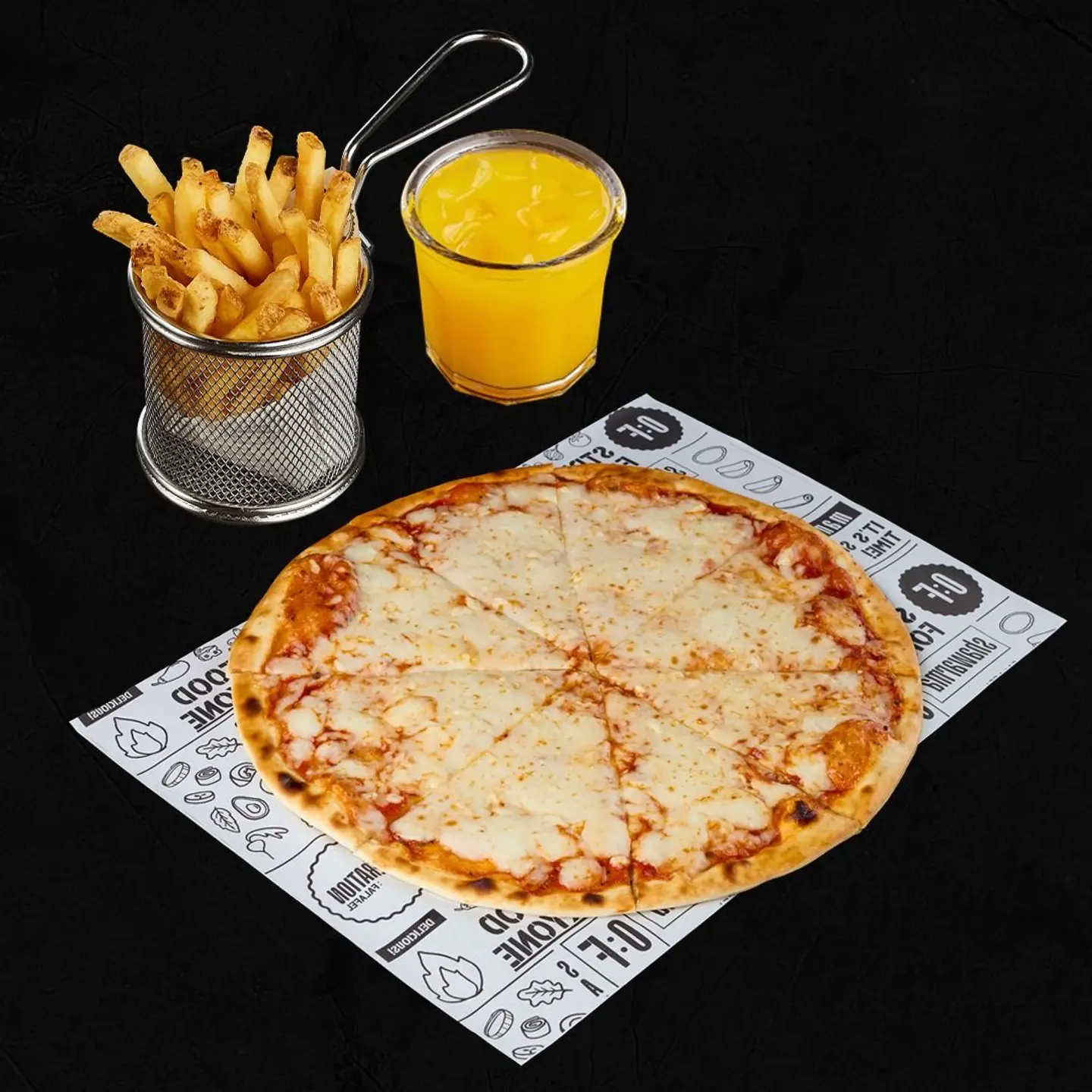 وجبة بيتزا للأطفال