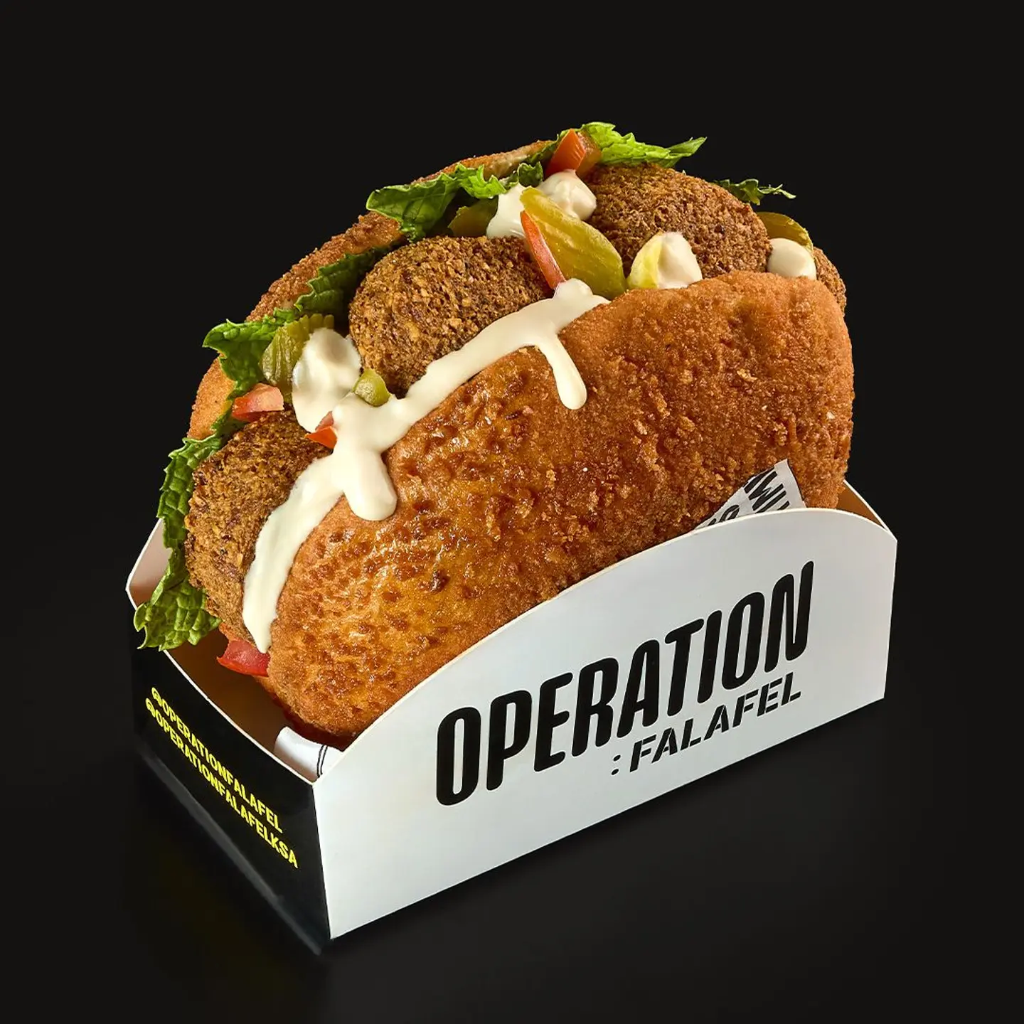 Crispy Pita Falafel
