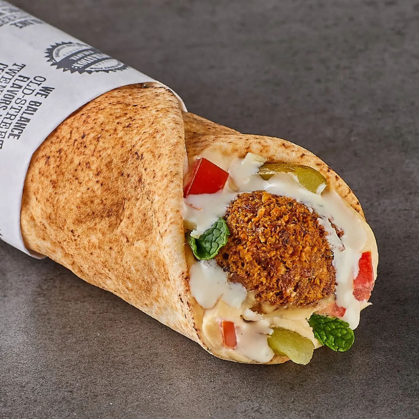 Fiery Falafel Pita