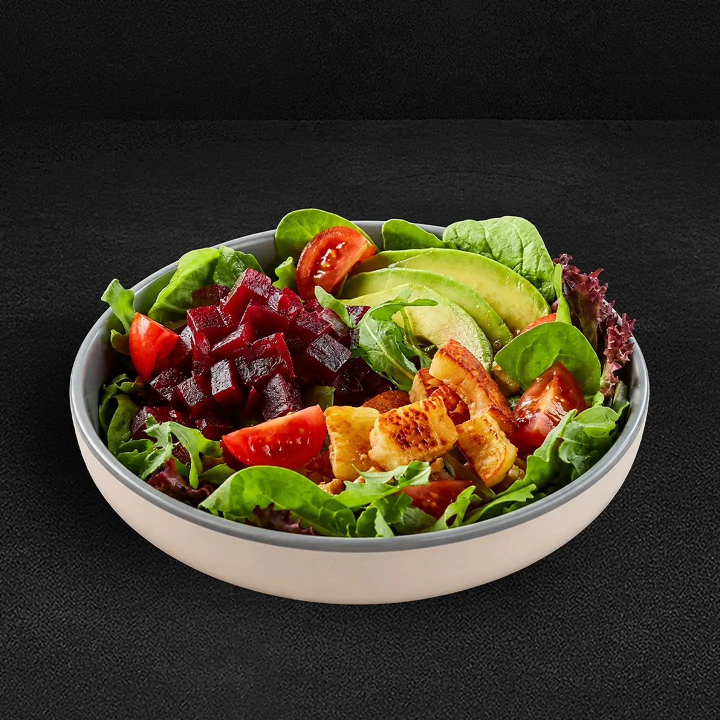 Beetroot Halloumi Salad