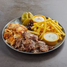 طبق شاورما مشكل مفتوح
