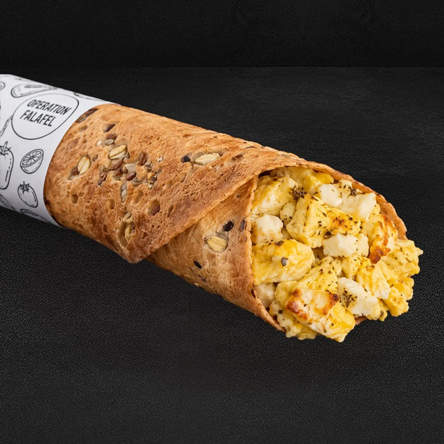 High Protein Eggs & Cheese Wrap