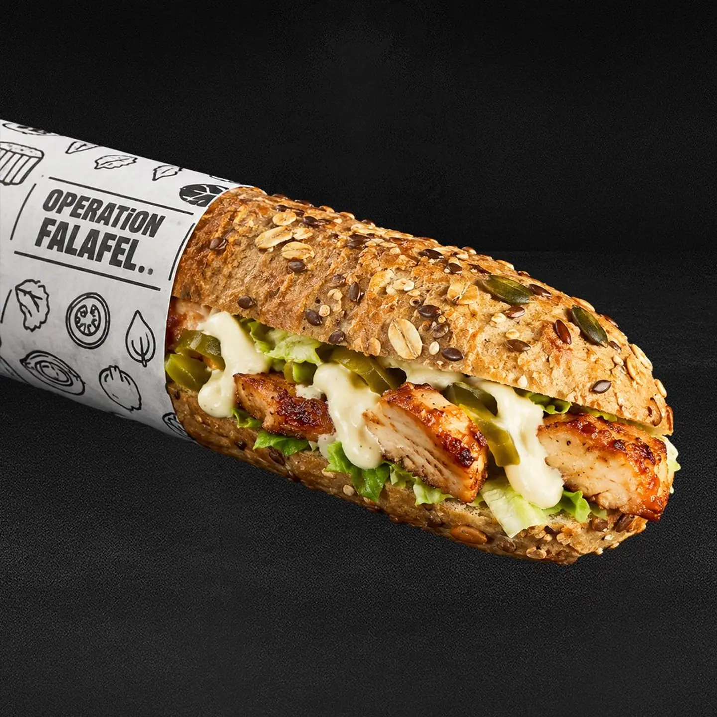 High Protein Tawook Sandwich