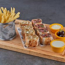 طبق صاج شاورما مشكل