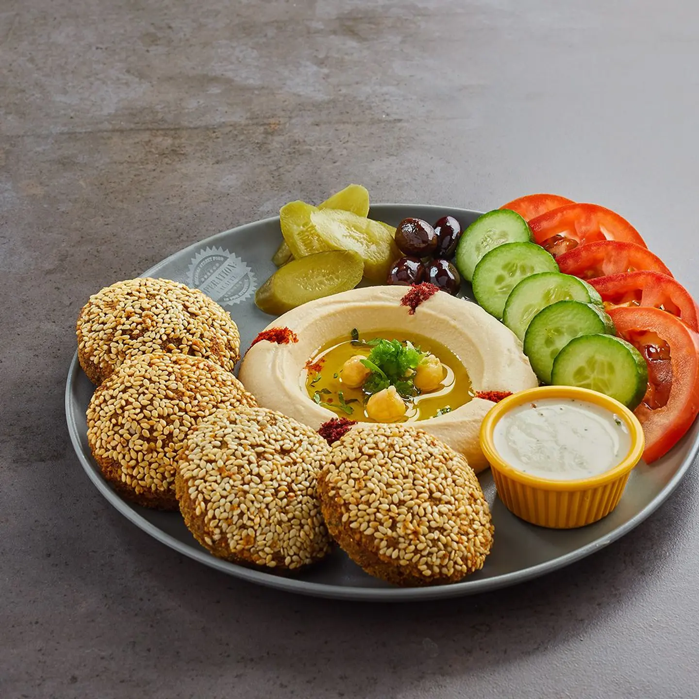Stuffed Falafel Platter