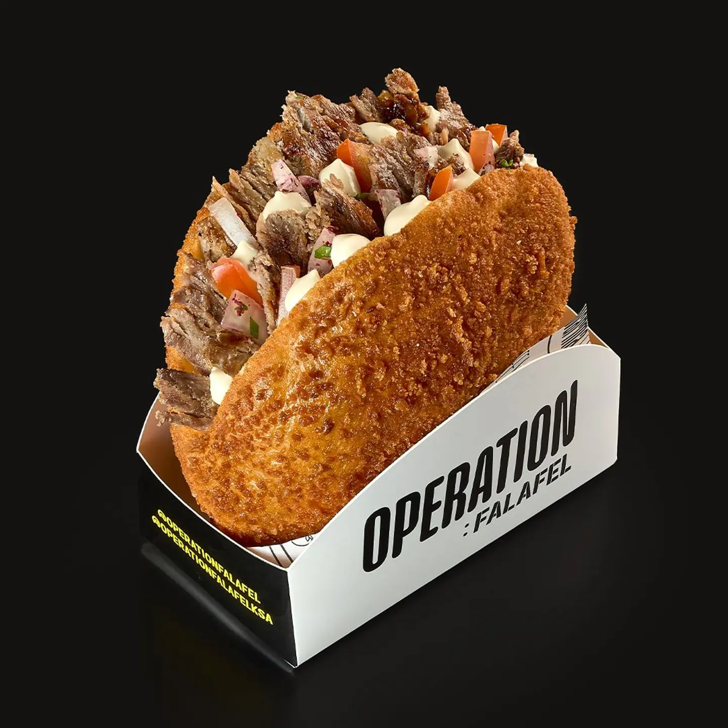 Crispy Pita Beef Shawarma