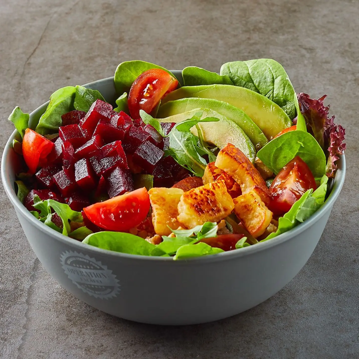 Beetroot Halloumi Salad