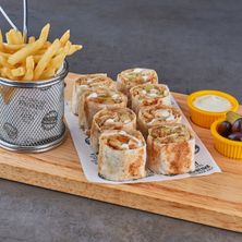 طبق صاج شاورما الدجاج