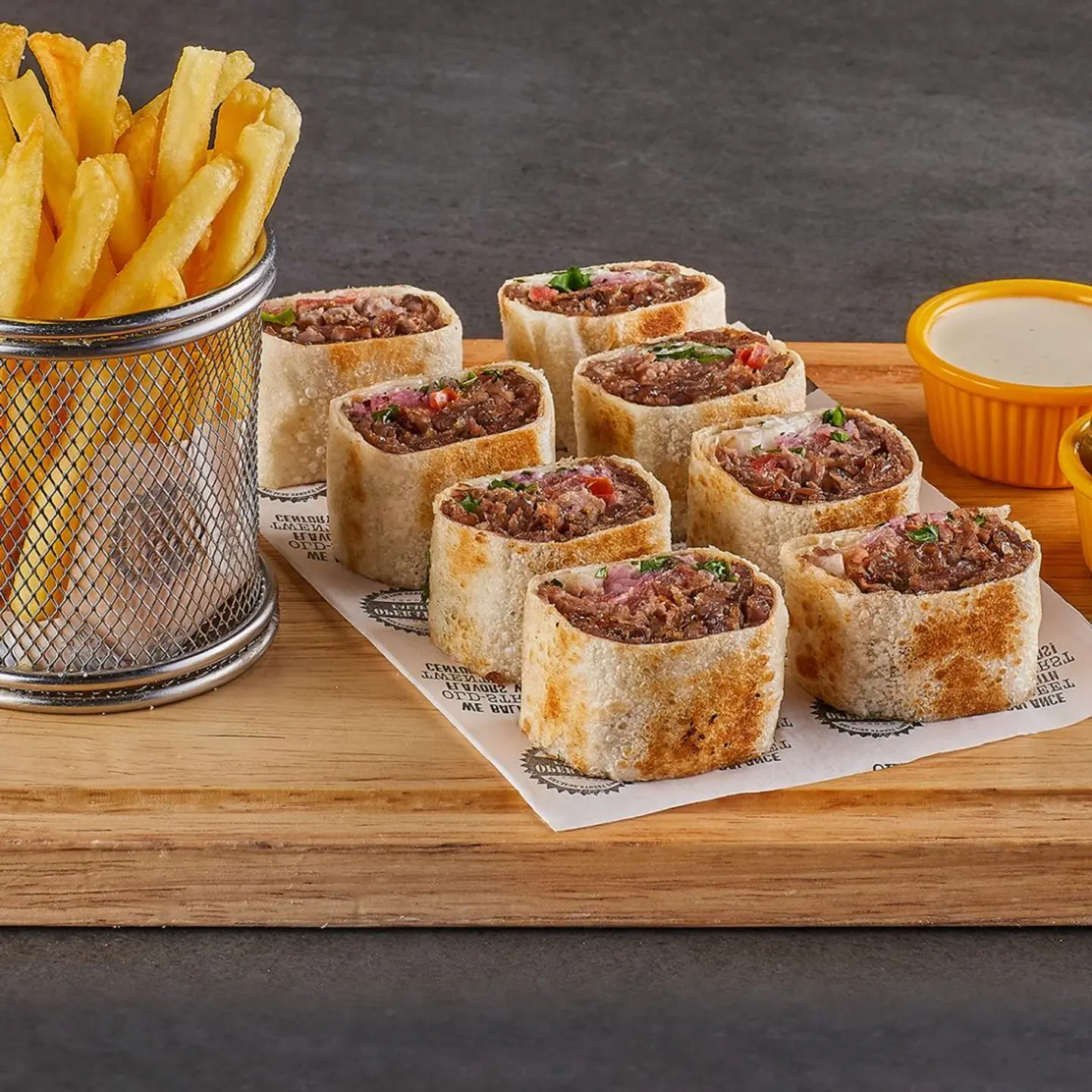 Beef Shawarma Saj Platter