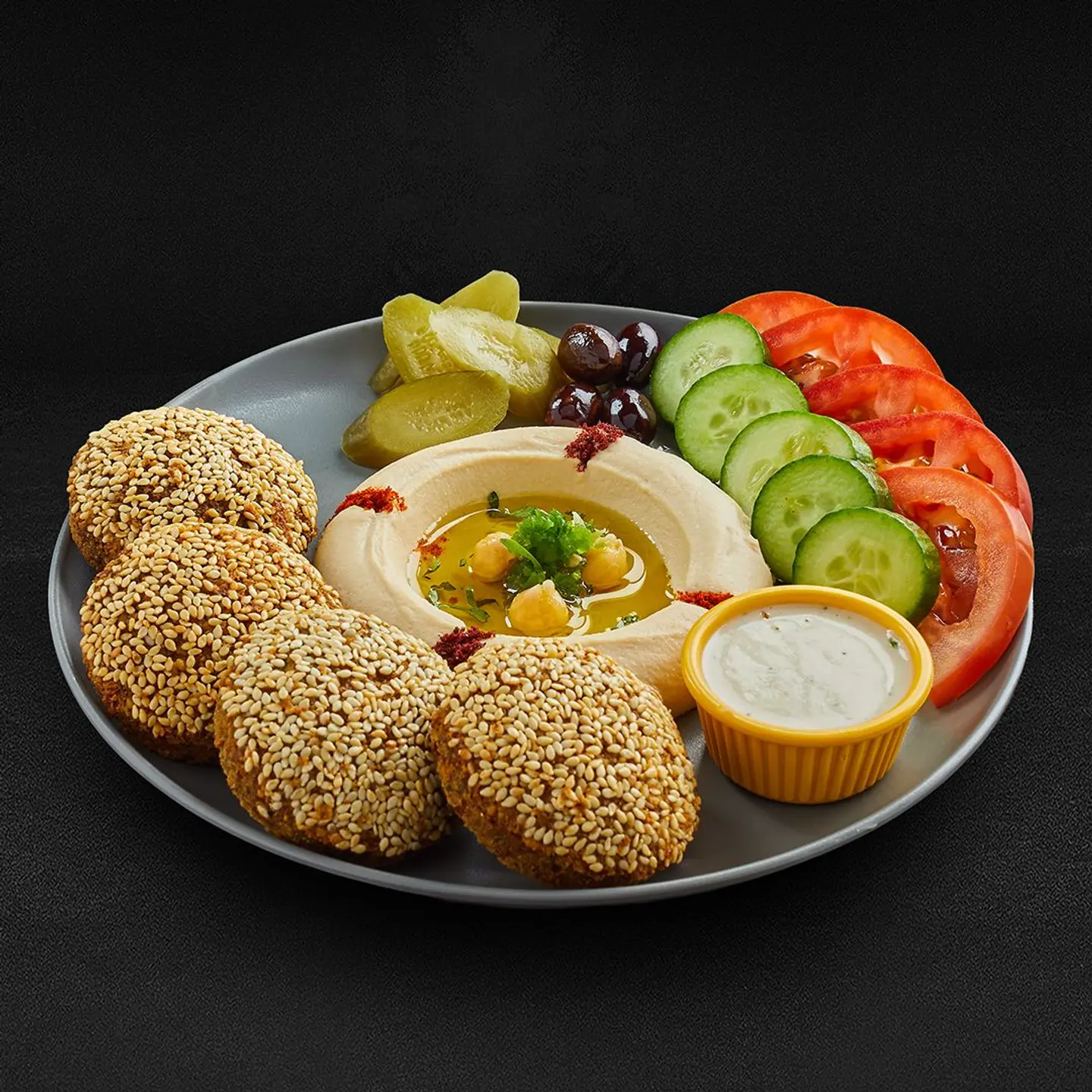 صحن فلافل محشي