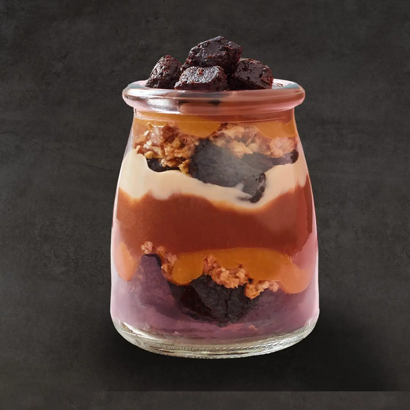 Millionaires Caramel Shortbread Jar