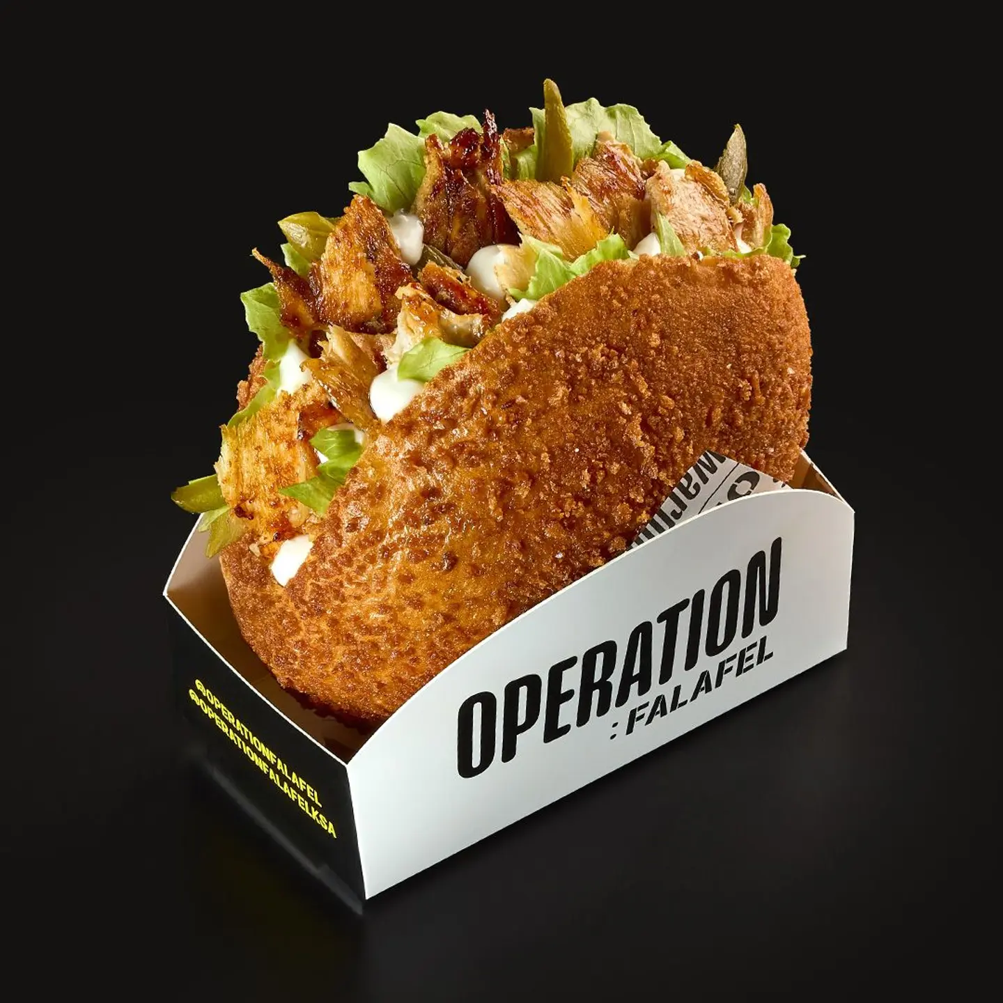 Crispy Pita Chicken Shawarma