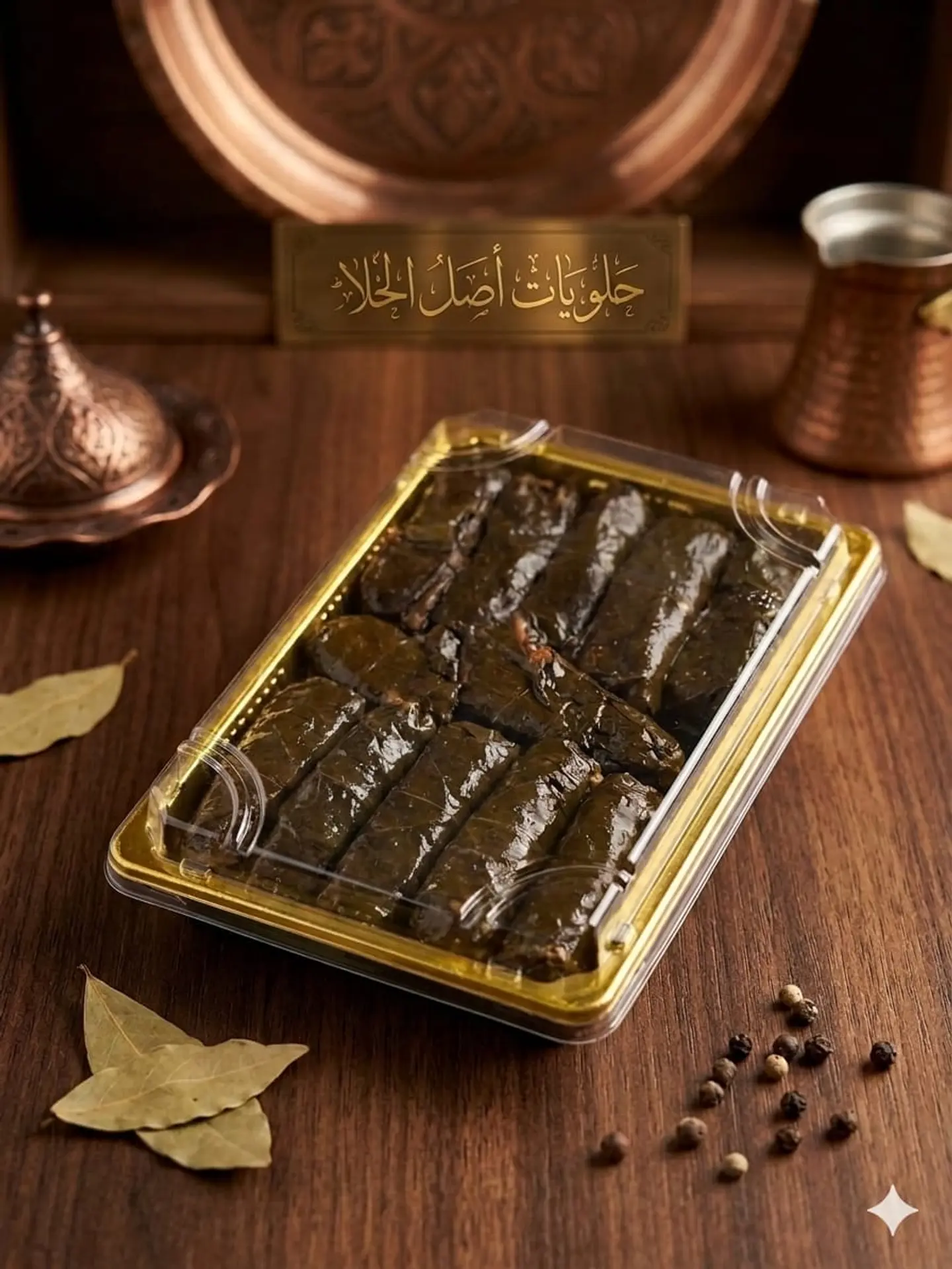 ورق عنب وسط