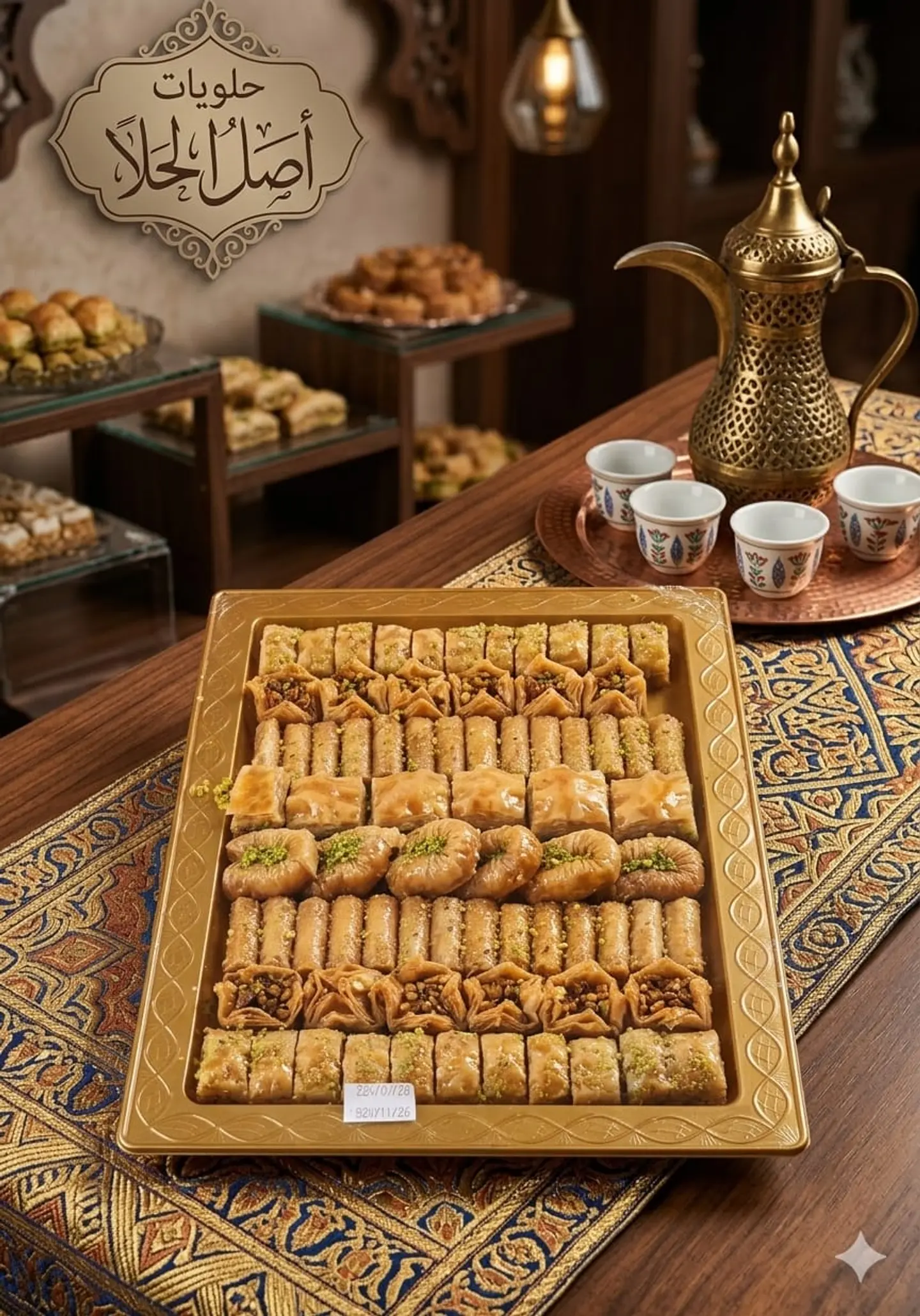 كيلو بقلاوة مكسرات متنوعة