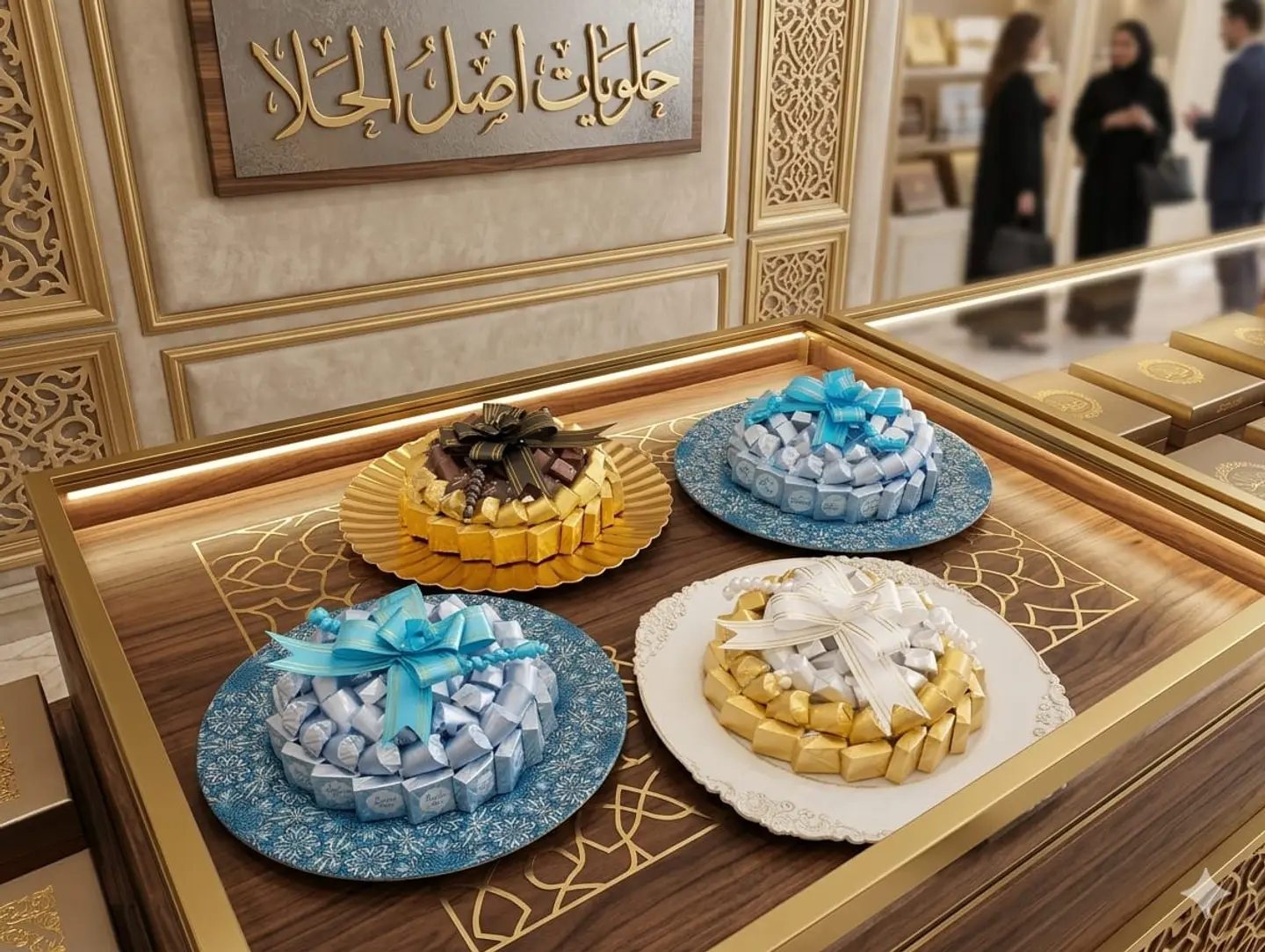 صحن شوكولاتة مغلف