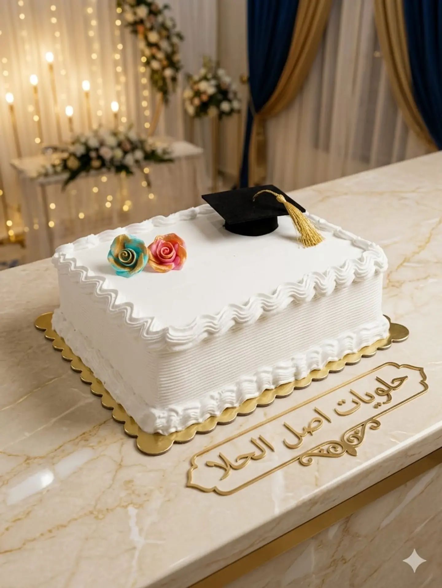كيكة التخرج كبير