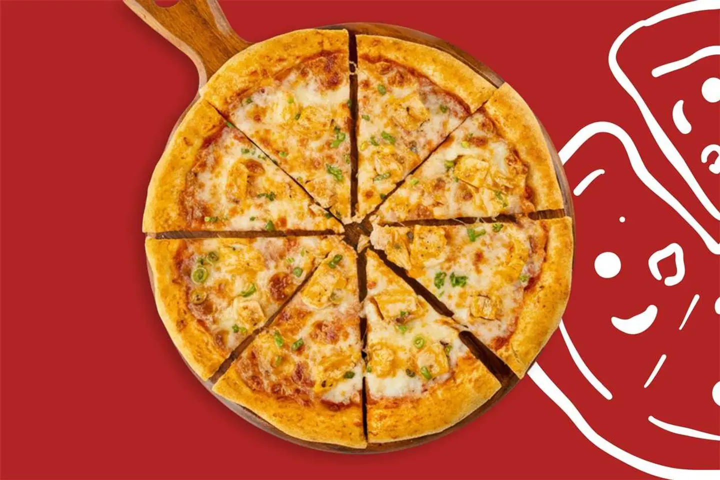 Dynamite Chicken Pizza Large