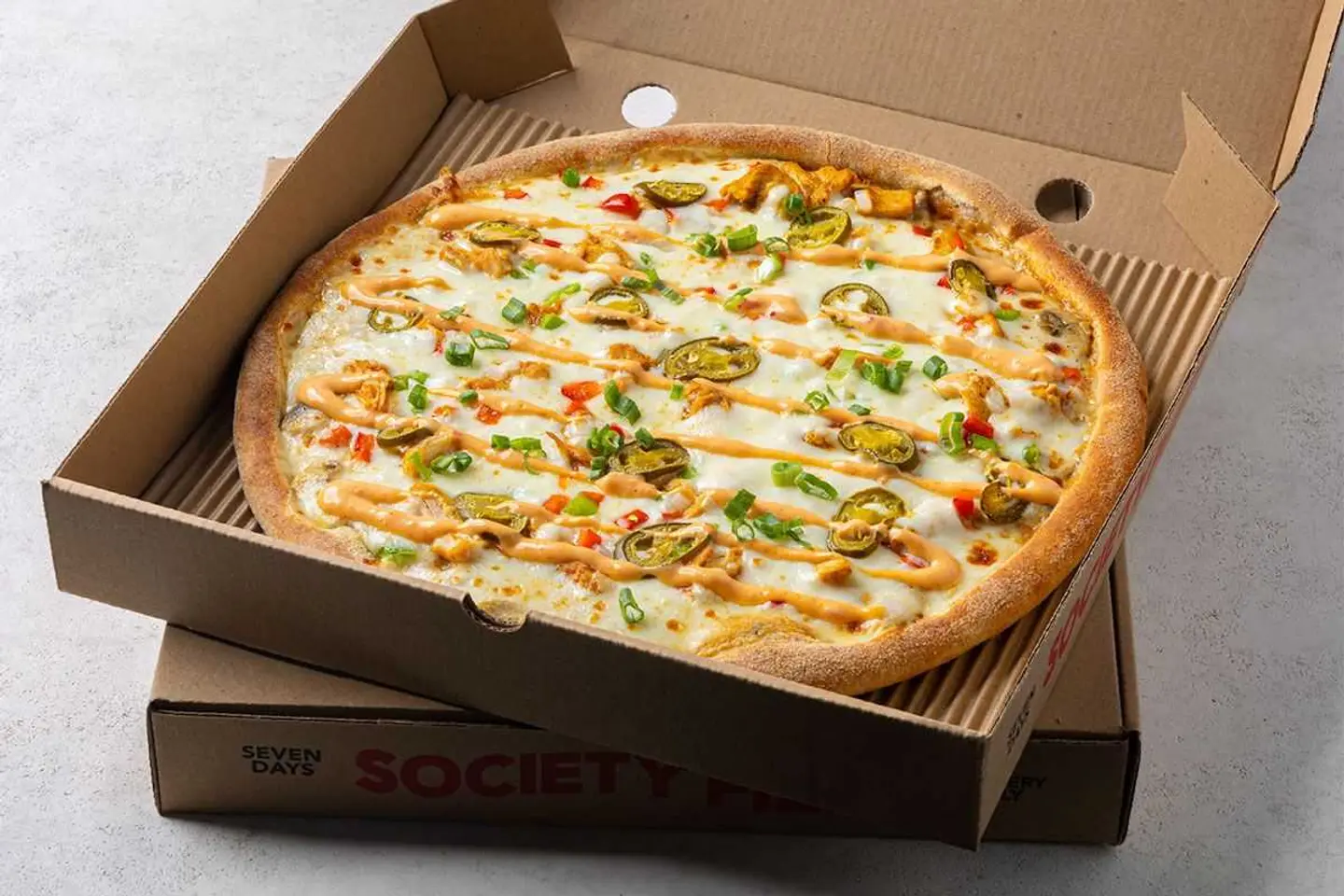 Chicken Tikka & Mushroom Pizza Large