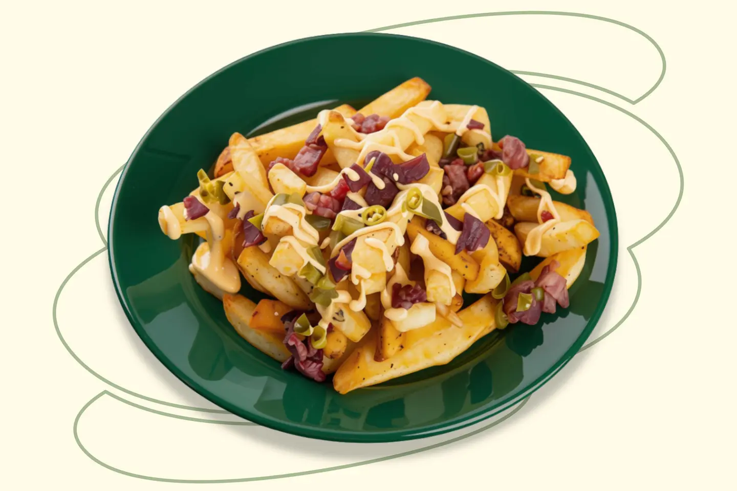 Beef Bacon And Cheese Jalapeno Fries