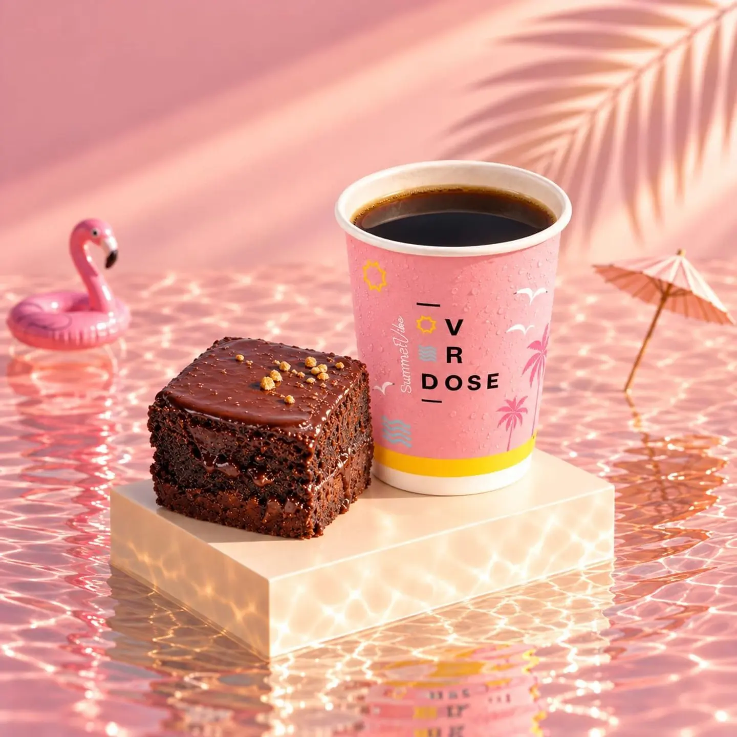 Coffee The Day With Nutella Cake