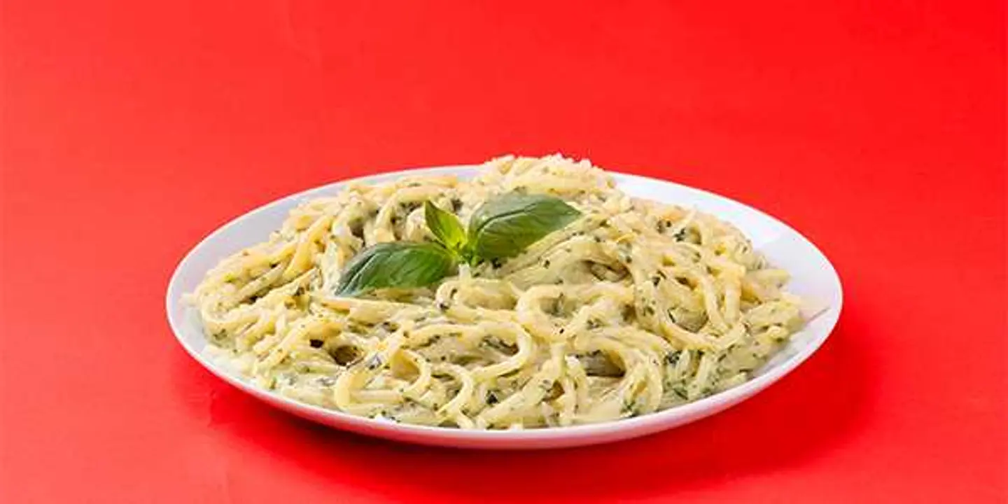 Creamy Pesto Spaghetti